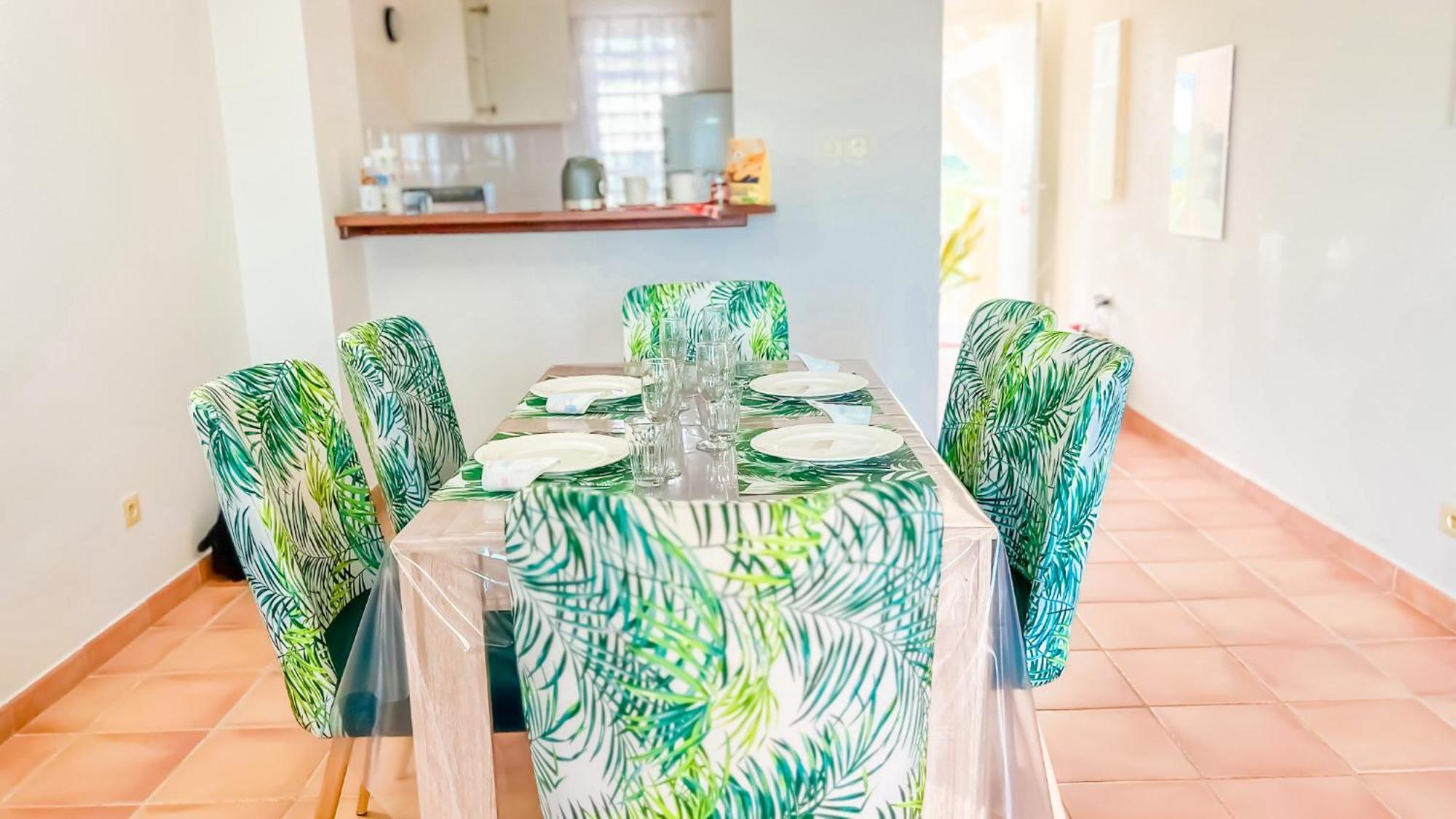 Magnifique Appartement Fleurs Caraibes - 6 Personnes En Residence Avec Piscine Privee - Sainte Anne Экстерьер фото